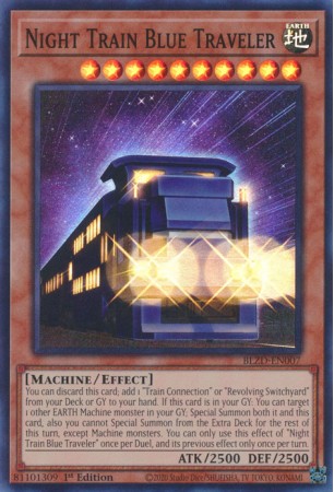 Night Train Blue Traveler - BLZD-EN007 - Super Rare
