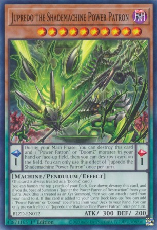 Jupredo the Shademachine Power Patron - BLZD-EN012 - Common