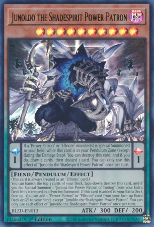 Junoldo the Shadespirit Power Patron - BLZD-EN013 - Ultra Rare