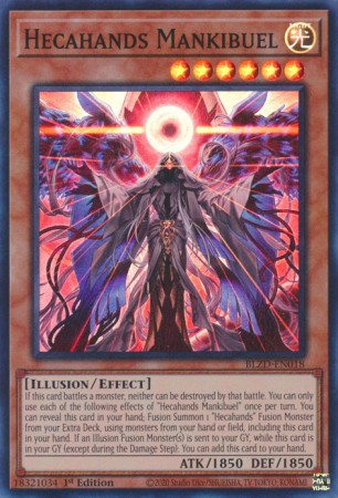 Hecahands Mankibuel - BLZD-EN018 - Super Rare