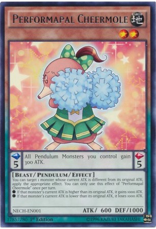 Performapal Cheermole - NECH-EN001 - Rare