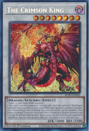 The Crimson King - BLZD-EN036 - Secret Rare