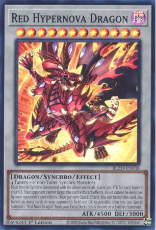 Red Hypernova Dragon - BLZD-EN038 - Super Rare