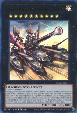 Superdreadnought Rail Cannon Flying Launcher - BLZD-EN044 - Ultra Rare