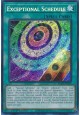 Exceptional Schedule - BLZD-EN054 - Secret Rare