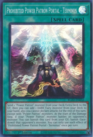 Prohibited Power Patron Portal - Terminus - BLZD-EN056 - Super Rare