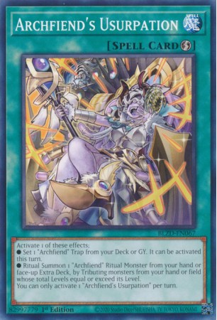 Archfiend's Usurpation - BLZD-EN067 - Common