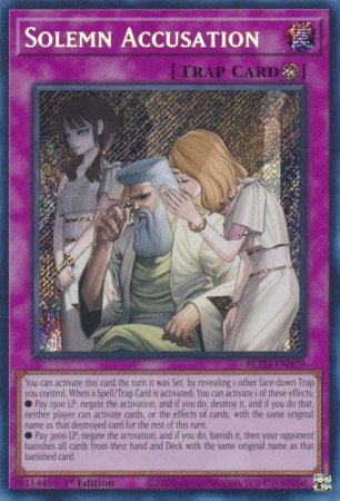 Solemn Accusation - BLZD-EN079 - Secret Rare