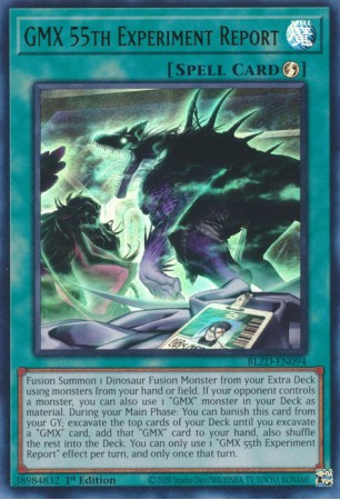 GMX 55th Experiment Report - BLZD-EN094 - Ultra Rare
