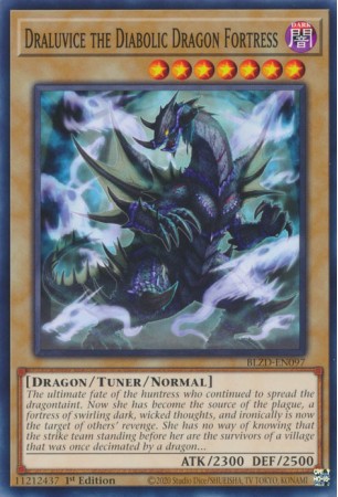 Draluvice the Diabolic Dragon Fortress - BLZD-EN097 - Common