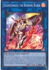 Flametongue the Burning Blade - BLZD-EN099 - Super Rare