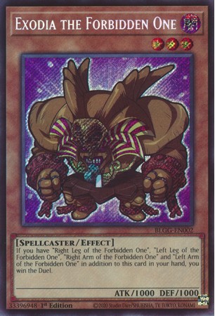 Exodia the Forbidden One (chibi art) - BLGG-EN002 - Secret Rare