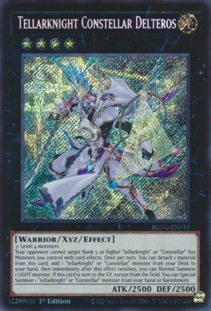 Tellarknight Constellar Delteros - BLGG-EN019 - Secret Rare