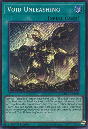 Void Unleashing - BLGG-EN025 - Secret Rare