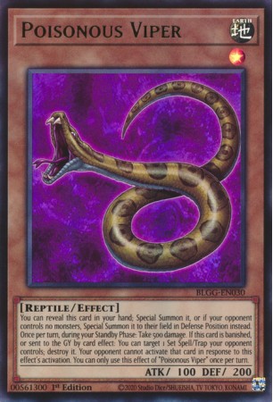 Poisonous Viper - BLGG-EN030 - Ultra Rare