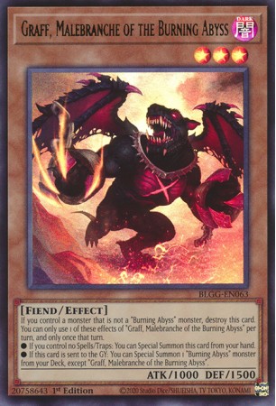 Graff, Malebranche of the Burning Abyss - BLGG-EN063 - Ultra Rare