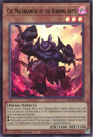 Cir, Malebranche of the Burning Abyss - BLGG-EN064 - Ultra Rare