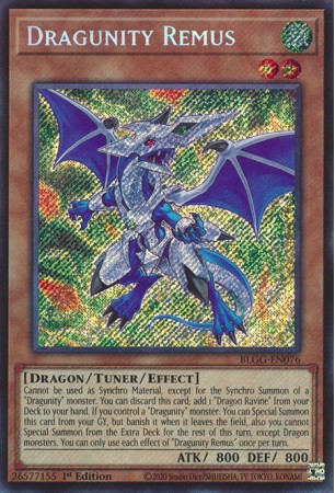 Dragunity Remus - BLGG-EN076 - Secret Rare