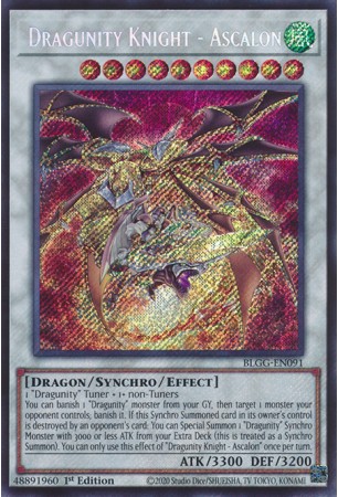Dragunity Knight - Ascalon - BLGG-EN091 - Secret Rare