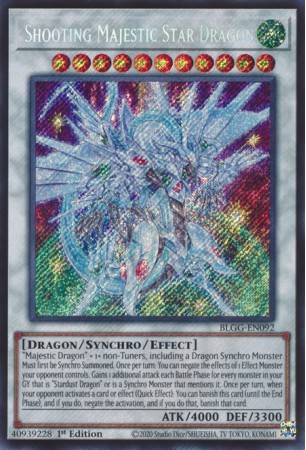 Shooting Majestic Star Dragon - BLGG-EN092 - Secret Rare