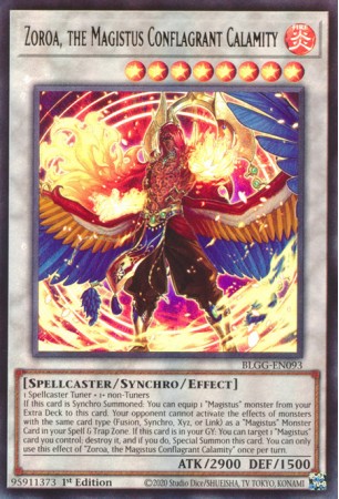 Zoroa, the Magistus Conflagrant Calamity - BLGG-EN093 - Ultra Rare
