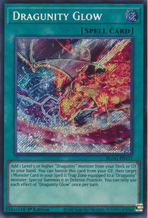 Dragunity Glow - BLGG-EN117 - Secret Rare