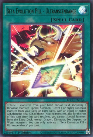 Beta Evolution Pill - Ultranscendance - BLGG-EN124 - Ultra Rare