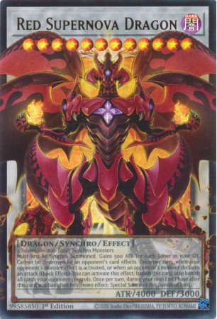 Red Supernova Dragon (ext. art) - BLGG-EN139 - Ultra Rare