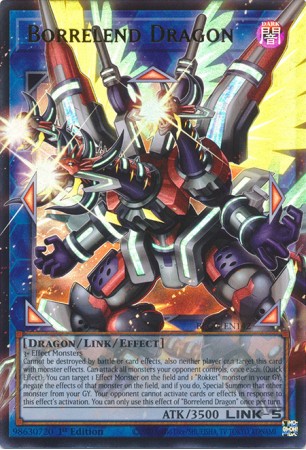 Borrelend Dragon (ext. art) - BLGG-EN142 - Ultra Rare