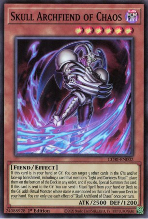 Skull Archfiend of Chaos - CORI-EN002 - Super Rare