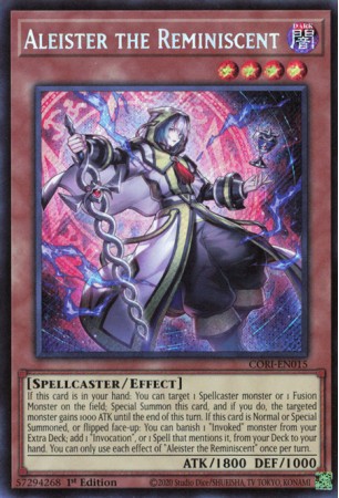 Aleister the Reminiscent - CORI-EN015 - Secret Rare