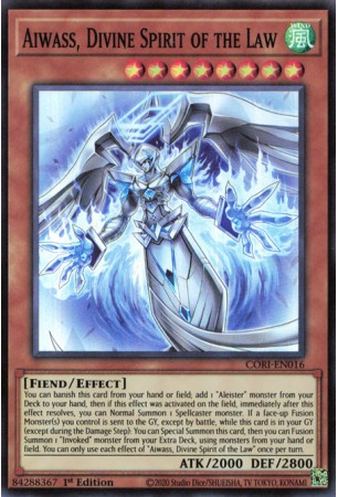 Aiwass, Divine Spirit of the Law - CORI-EN016 - Super Rare
