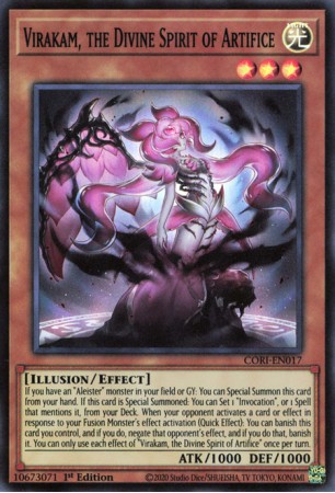 Virakam, the Divine Spirit of Artifice - CORI-EN017 - Super Rare