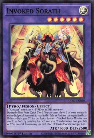 Invoked Sorath - CORI-EN030 - Super Rare