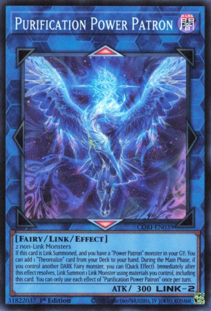 Purification Power Patron - CORI-EN039 - Super Rare