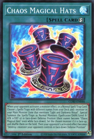 Chaos Magical Hats - CORI-EN046 - Super Rare