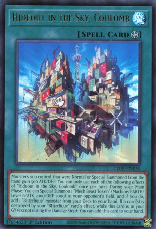 Hideout in the Sky, Coulomb - CORI-EN050 - Ultra Rare