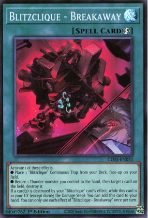 Blitzclique - Breakaway - CORI-EN051 - Super Rare