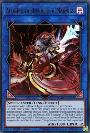 Aleister the Invoker of Madness - GEIM-EN053 - Collector's Rare (imagem ilustrativa)