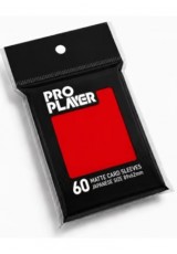 Pro Player - Sleeve/Shield Matte Mini - Vermelho (60 unidades)