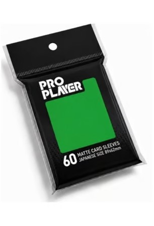 Pro Player - Sleeve/Shield Matte Mini - Verde (60 unidades)
