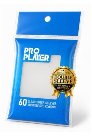 Pro Player - Sleeve/Shield Matte Mini - Uso Externo - Clear/Transparente (60 unidades)