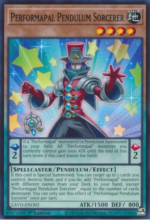 Performapal Pendulum Sorcerer - LAVD-ENO02 - Common