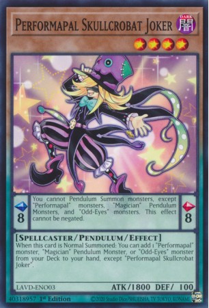 Performapal Skullcrobat Joker - LAVD-ENO03 - Common