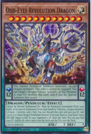 Odd-Eyes Revolution Dragon - LAVD-ENO12 - Common