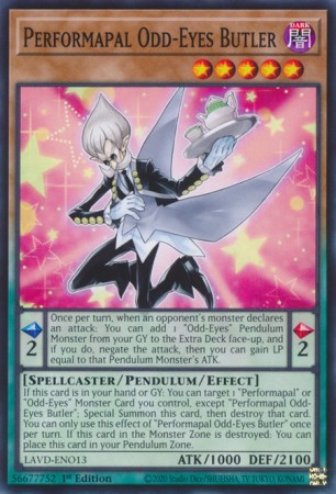 Performapal Odd-Eyes Butler - LAVD-ENO13 - Common