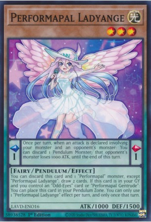 Performapal Ladyange - LAVD-ENO16 - Common