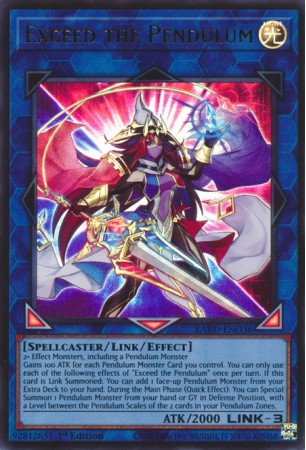 Exceed the Pendulum - LAVD-ENO36 - Ultra Rare