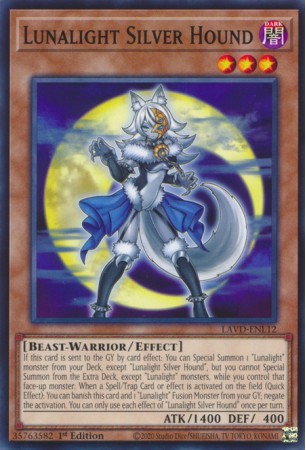 Lunalight Silver Hound - LAVD-ENL12 - Common