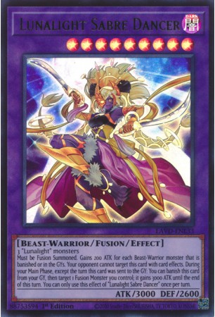 Lunalight Sabre Dancer - LAVD-ENL33 - Ultra Rare